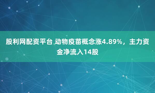 股利网配资平台 动物疫苗概念涨4.89%，主力资金净流入14股